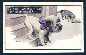 I'd accept an invitation to a good dinner used c1915