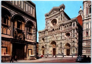 Postcard - Baptistery and Facade of the Cathedral - Florence, Italy