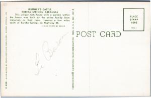 Quigley's Castle, Eureka Springs Arkansas - Curt Teich