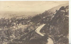 Worcestershire Postcard - Malvern - Ivy Scar Rock - Ref TZ2203