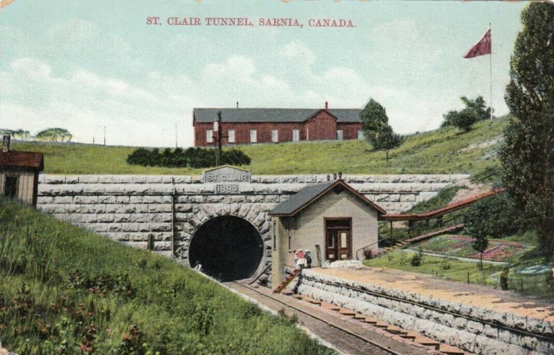 SARNIA ,Ontario , Canada , 1900-10s ; St. Clair Tunnel