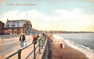 Winthrop Beach and Boulevard Winthrop Beach, Massachusetts MA