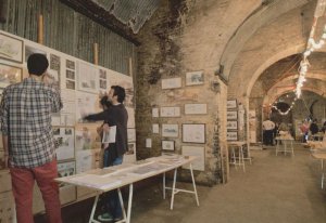 Bath Architecture Degree Show Old Vic Tunnels Exhibition Postcard