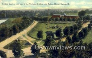 Sunken Gardens, Soldier's & Sailors Home - Quincy, Illinois IL  