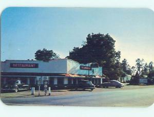 Unused Pre-1980 RESTAURANT SCENE Santee South Carolina SC hk4629