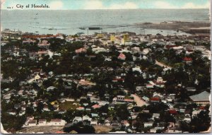 Hawaii City of Honolulu Vintage Postcard C036