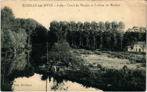 CPA ROMILLY-sur-SEINE Canal du Moulin Aube (101041)