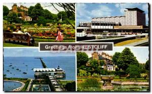 Old Postcard Greetings From Westcliff Cliffs