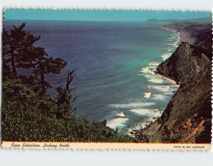 Postcard Cape Sebastian, Looking North, Oregon Coast, Gold Beach, Oregon