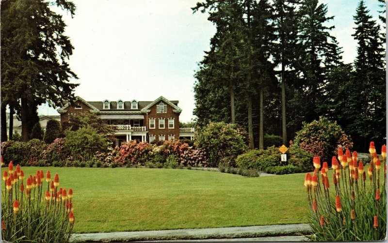 Governors Mansion Olympia Washington WA Postcard VTG UNP Columbia Vintage Unused 