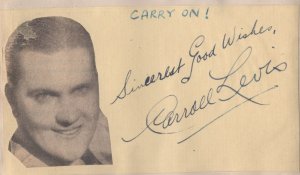 Unidentified Carry On Actor George Allen 2x Autograph s