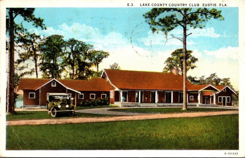 Florida Eustis Lake County Country Club 1935 Curteich