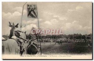 Old Postcard Compiegne festivals of Jeanne d & # 39arc The tournament goes fr...