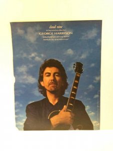 George Harrison Cloud Nine Music Magazine Album AD 1987 Vintage Artwork Pop Rock