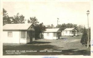 1951 North Hero Vermont Birdland Lake Champlain RPPC real photo postcard 8284