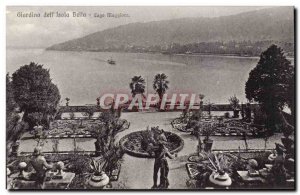 Old Postcard Italy Giardino Lago Maggiore dell & # 39 Isola Bella