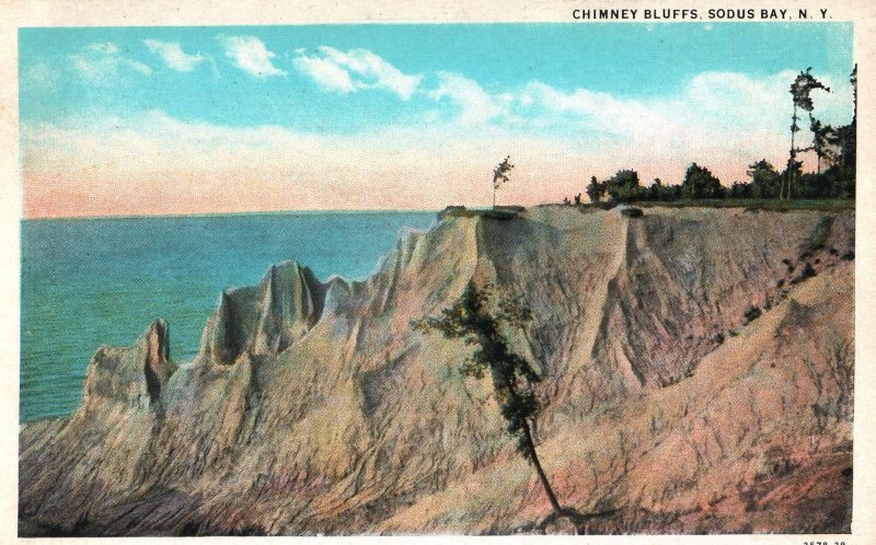 VINTAGE POSTCARD PANORAMIC VIEW OF SODUS BAY NEW YORK