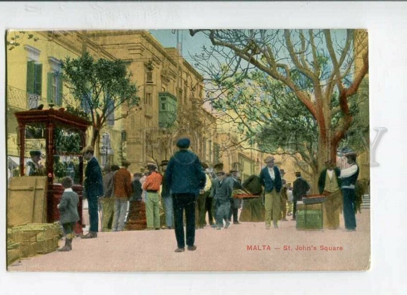 3144700 MALTA St.John's Square Vintage postcard
