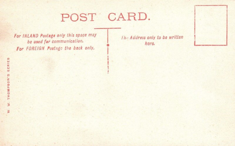 Postcard British Royal Navy HMS Boscawen c1900s