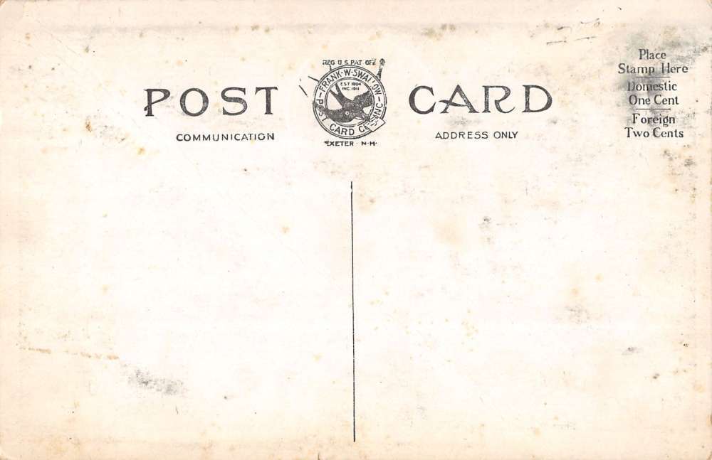 Royalton Vermont Memorial Library Street View Antique Postcard K28308