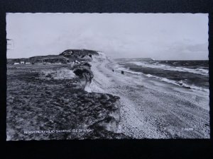 Dorset HENGISTBURY HEAD showing Isle of Wight c1960's RP Postcard