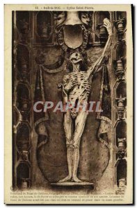 Old Postcard Bar le Duc Tomb of St. Peter's Church Rene of Chalons