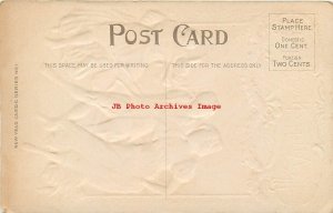 New Year, Nash No 1a-2 Silver No Logo, Colonial Couples Dancing 