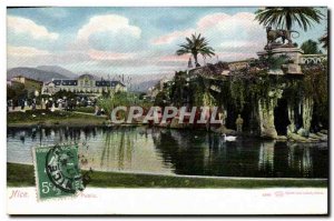 Nice Old Postcard Public Garden