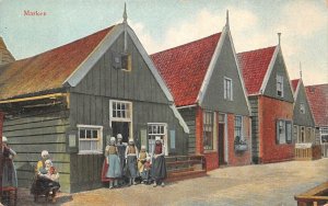 MARKEN NETHERLANDS TOWN VIEW POSTCARD (c. 1910)