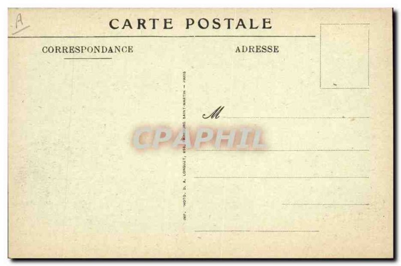 Old Postcard Paris Hotel Coin minting entry