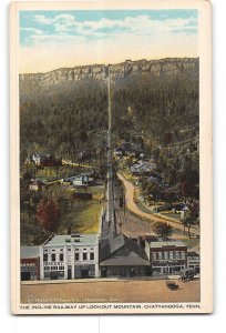 Chattanooga Tennessee TN Postcard 1915-1930 Incline Railway up Lookout Mountain