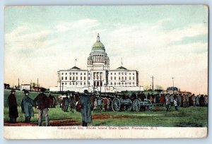 1910 Inauguration Day Rhode Island State Capitol Providence Rhode Island Postcar