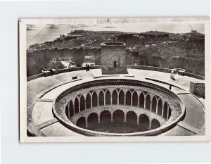 Postcard Patio del Castillo Bellver Palma Spain