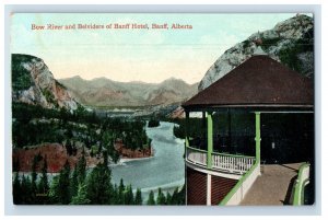 Vintage Banff Hotel Banff Alberta Postcard P167E