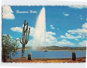 Postcard Fountain Hills, Arizona