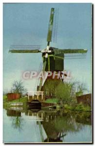 Old Postcard Netherlands Windmill Windmill