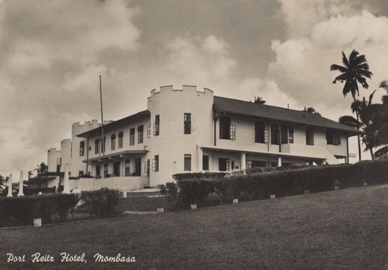 Port Reitz Hotel Mombasa Vintage Real Photo Postcard