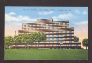 COLUMBIA MISSOURI MO. THE ELLIS FISCHEL CANCER HOSPITAL VINTAGE POSTCARD