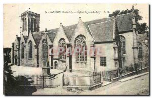 Old Postcard Lannion C N Church St Jean du Baly