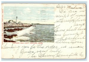 1903 Portland Head Light View Portland Maine ME Posted Antique Postcard