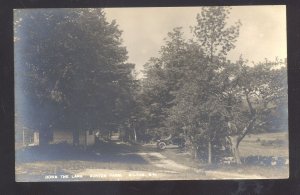 RPPC WILTON NEW HAMPSHIRE NH BURTON PARK VINTAGE REAL PHOTO POSTCARD