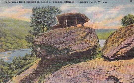 West Virginia Jefferson's Rock Harper's Ferry 1947