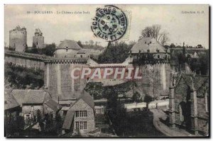 Old Postcard Fougeres Chateau