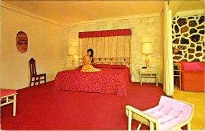 Kauai, HI Hawaii HANALEI PLANTATION HOTEL Pink Room~Pretty Girl VINTAGE Postcard