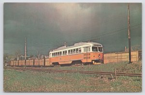 Transportation~Metropolitan Transit Authority 3331 Worcester MA~Vintage Postcard