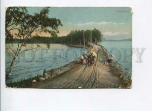 3170018 FINLAND Punkaharju Way Vintage Color PC 1907 year