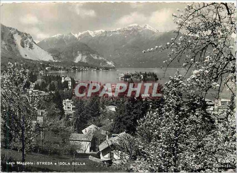 Modern Postcard Isola Bella Lago Maggiore Stresa