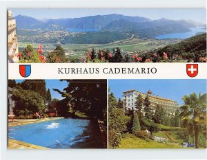 Postcard Kurhaus Cademario, Switzerland