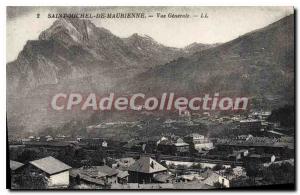 Postcard Old Saint Michel De Maurienne Vue Generale