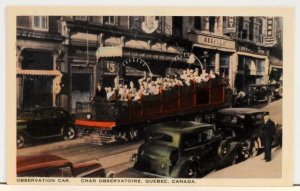 Observation Car. Char Observatoire, Quebec, Canada - Postcard
